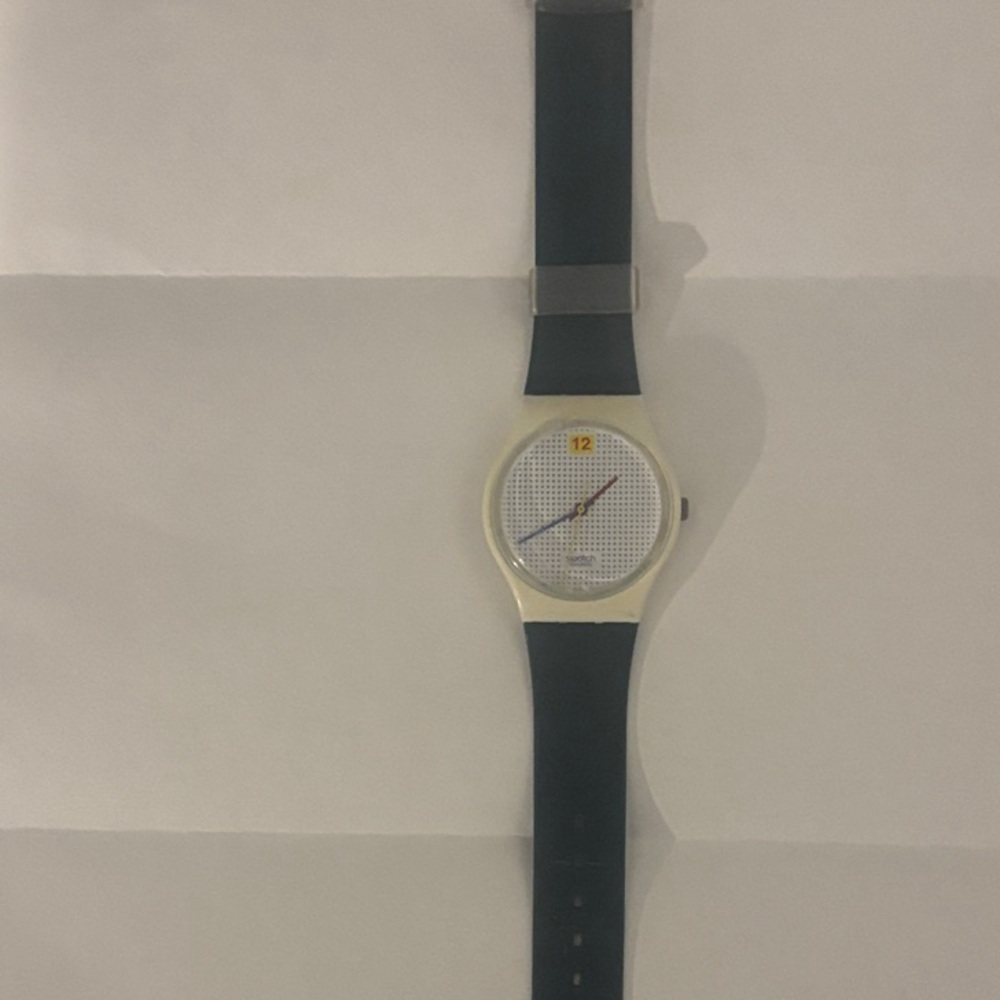 Swatch Green and Cream Watch